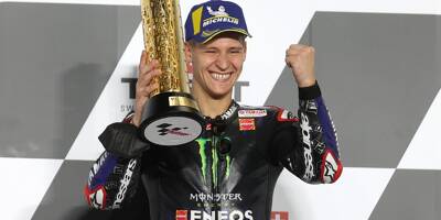 Les moments clés du titre de champion du monde de MotoGP du Niçois Fabio Quartararo