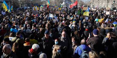 Guerre en Ukraine: Paris, Bordeaux, Strasbourg, Cannes... Des manifestations contre l'invasion russe dans de nombreuses villes de France