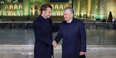 Emmanuel Macron dans la mythique Samarcande pour renforcer les liens avec l'Ouzbékistan