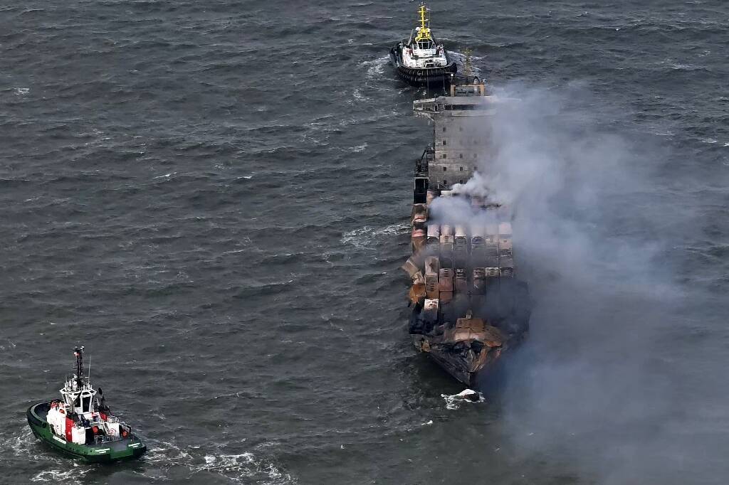 Collision entre un porte-conteneurs et un pétrolier en mer du Nord: le capitaine du cargo placé en détention provisoire