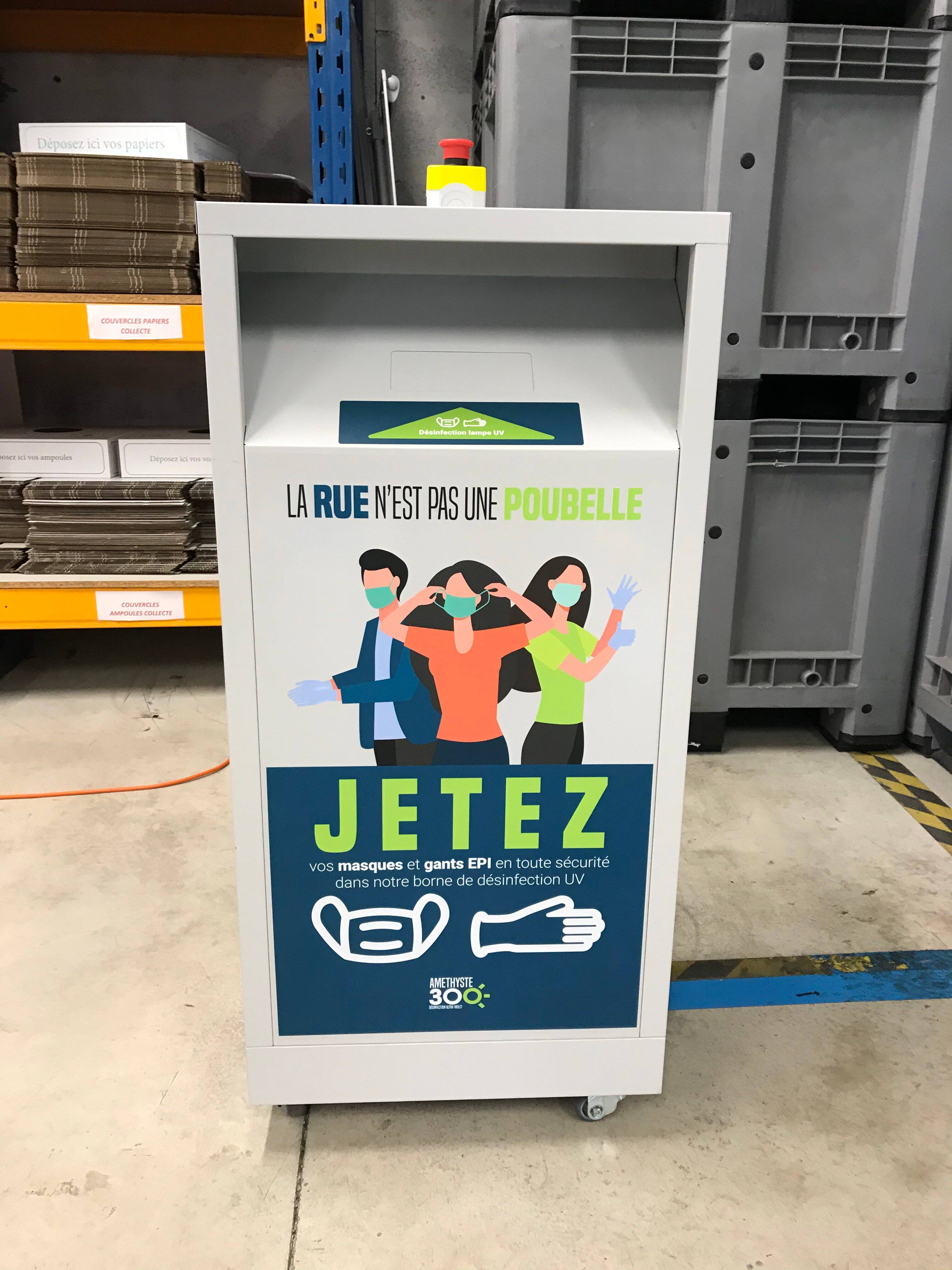 Cette association de Grasse traite les masques et les gants aux UV