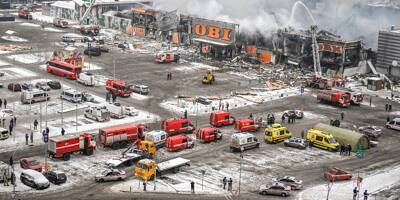 Au moins un mort, le feu quasiment maîtrisé... Ce que l'on sait du gigantesque incendie d'un centre commercial près de Moscou