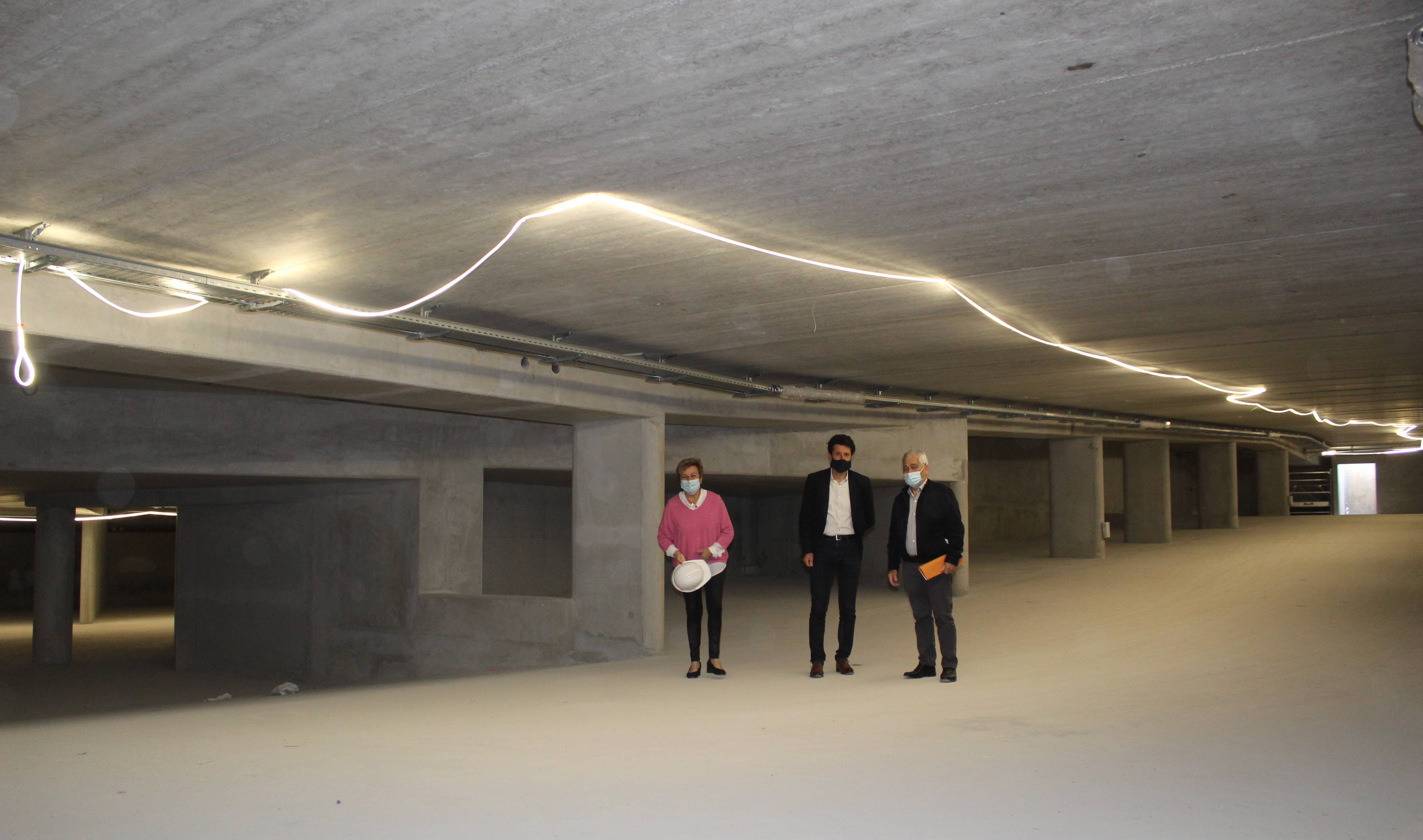 Interrompu par la Covid-19, le chantier du parking intermodal du château devrait être bientôt livré à Mouans-Sartoux