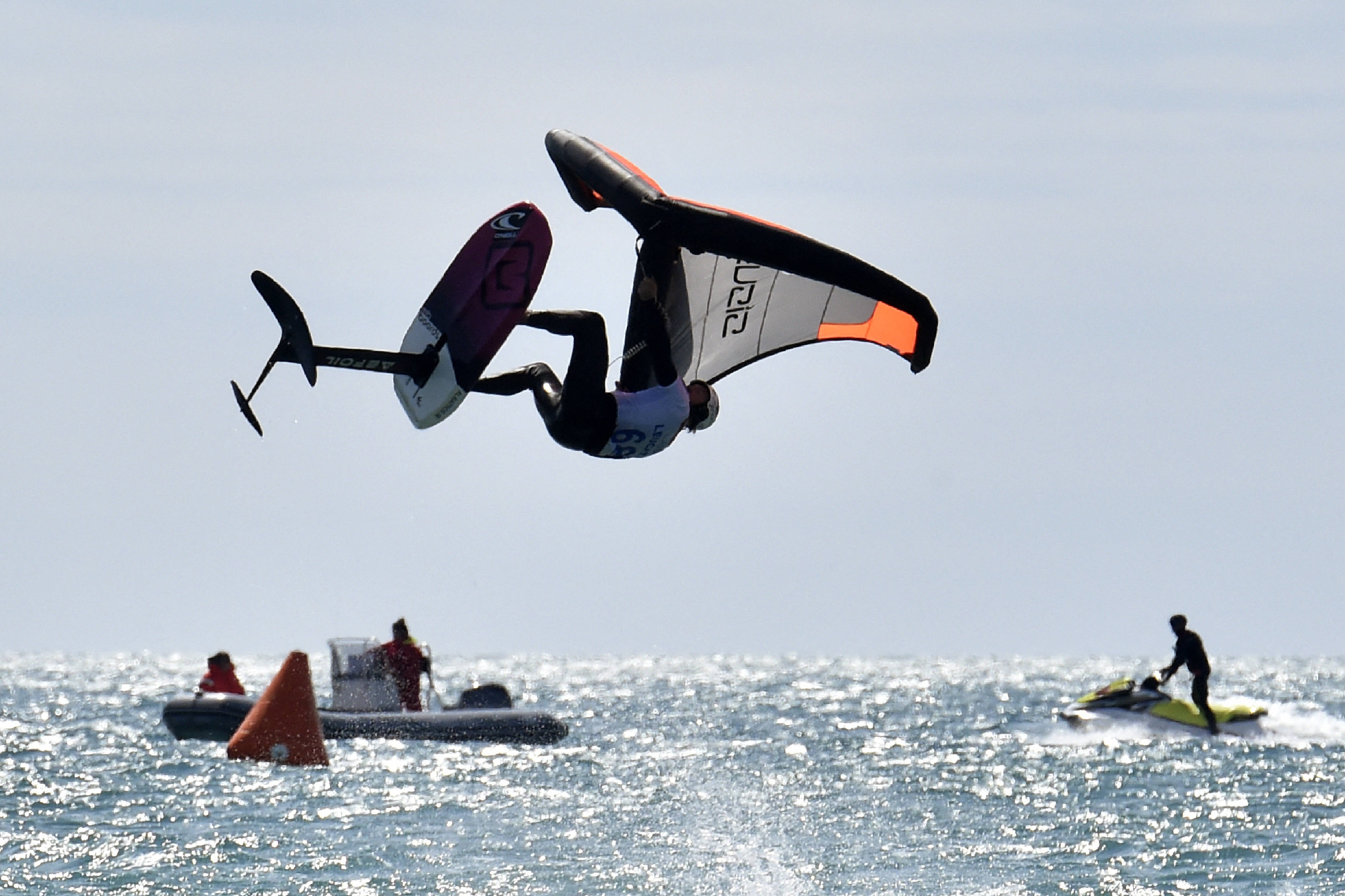 Les Varois ont brillé en wingfoil au dernier Mondial du vent à Leucate