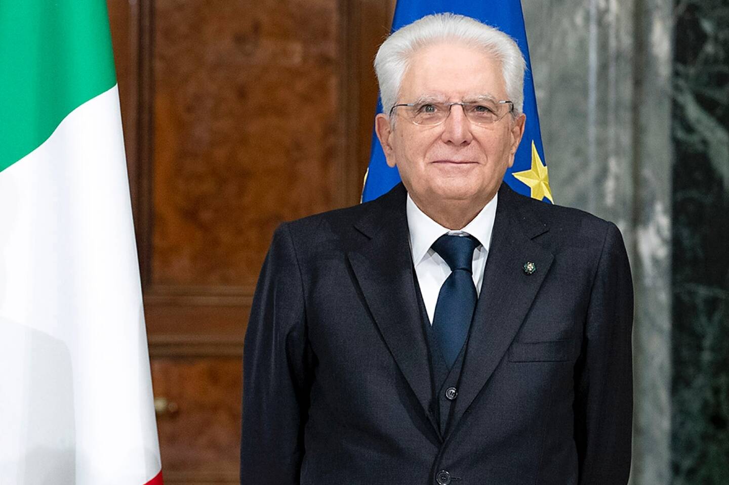 Le président italien Sergio Mattarella, le 29 octobre 2021 à Rome
