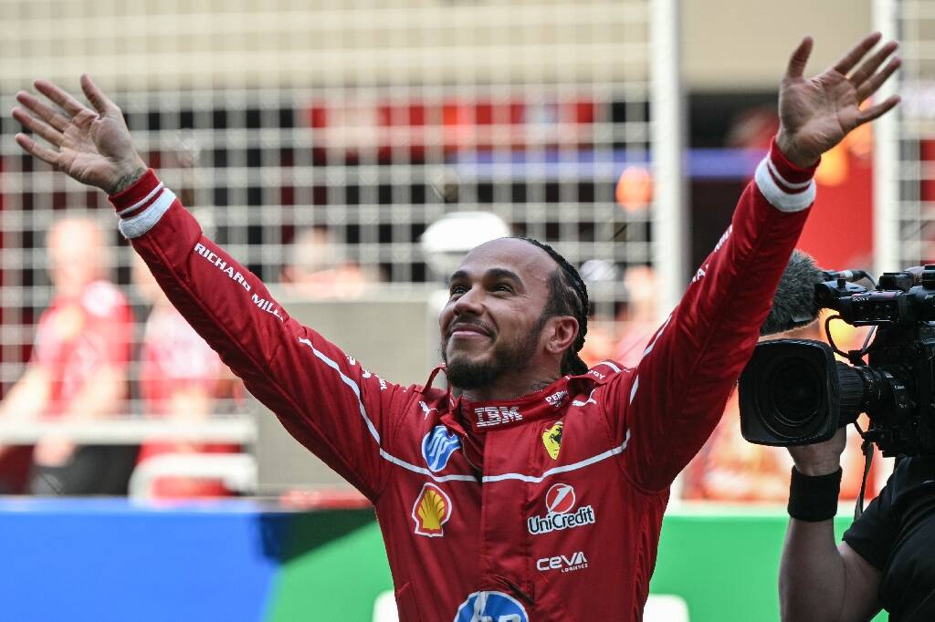 Lewis Hamilton remporte le sprint du GP de Chine, sa première victoire avec l'écurie Ferrari