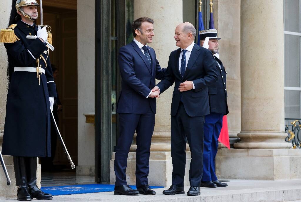 Emmanuel Macron et Olaf Scholz promettent une Europe "forte et unie" face à Trump