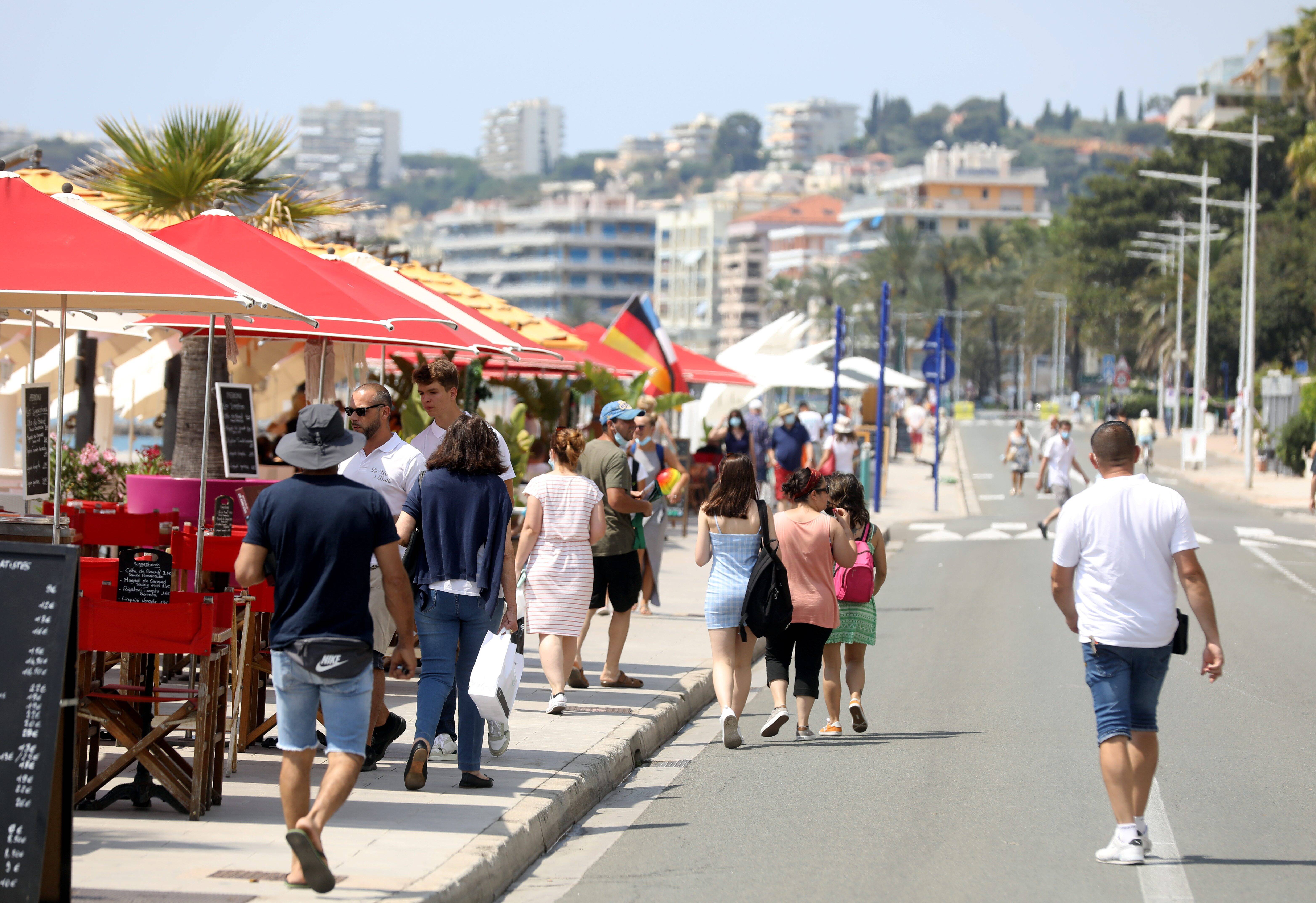 Le bord de mer piéton à