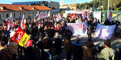 Oubliés du Ségur de la santé, les salariés du social ont manifesté pour un meilleur pouvoir d'achat à Toulon