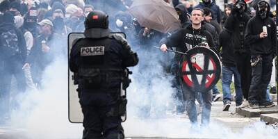 Retraites: violents heurts à Nantes entre manifestants et forces de l'ordre
