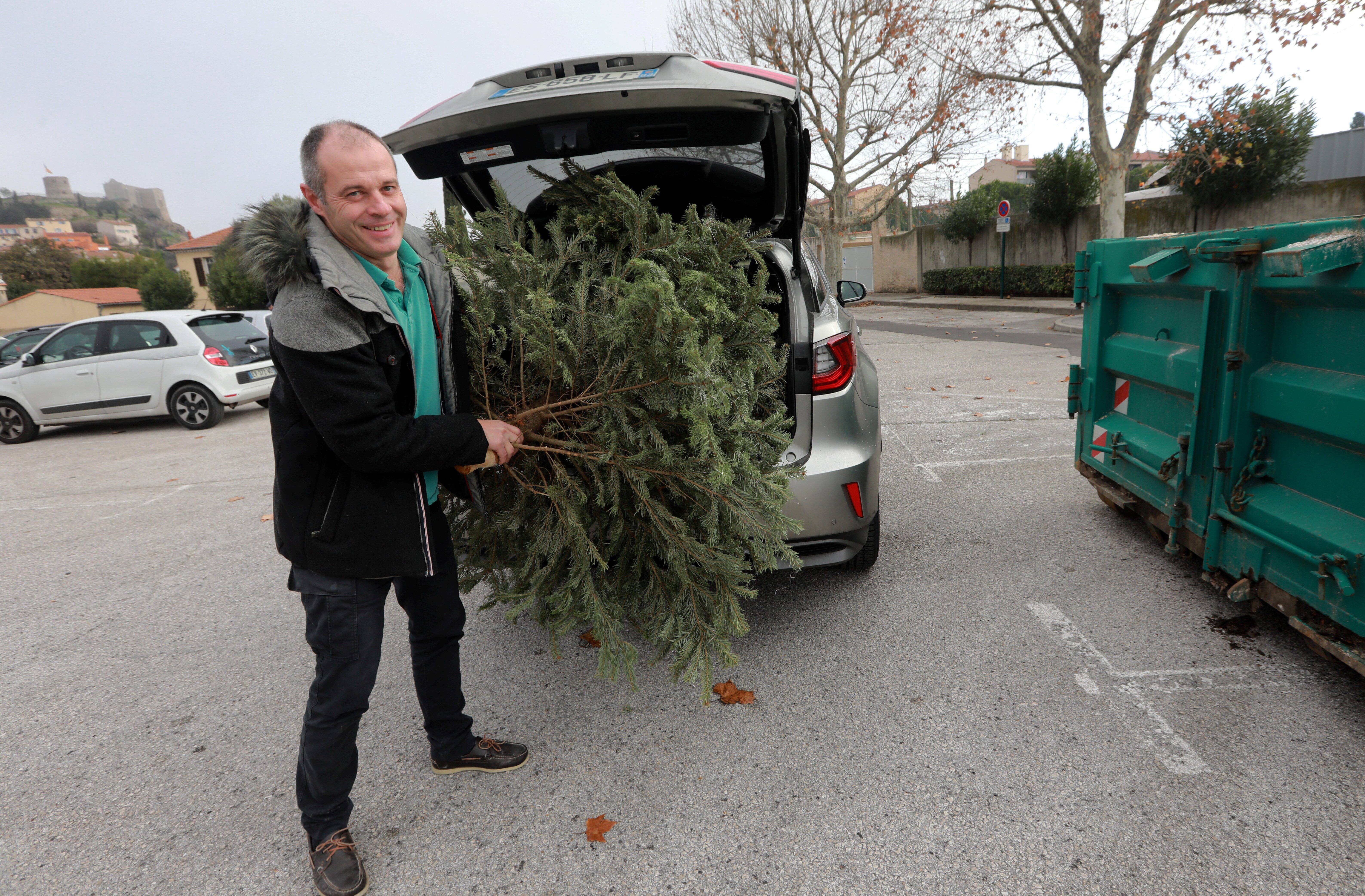 Recyclage des arbres de Noël : le sac à sapin compostable, un