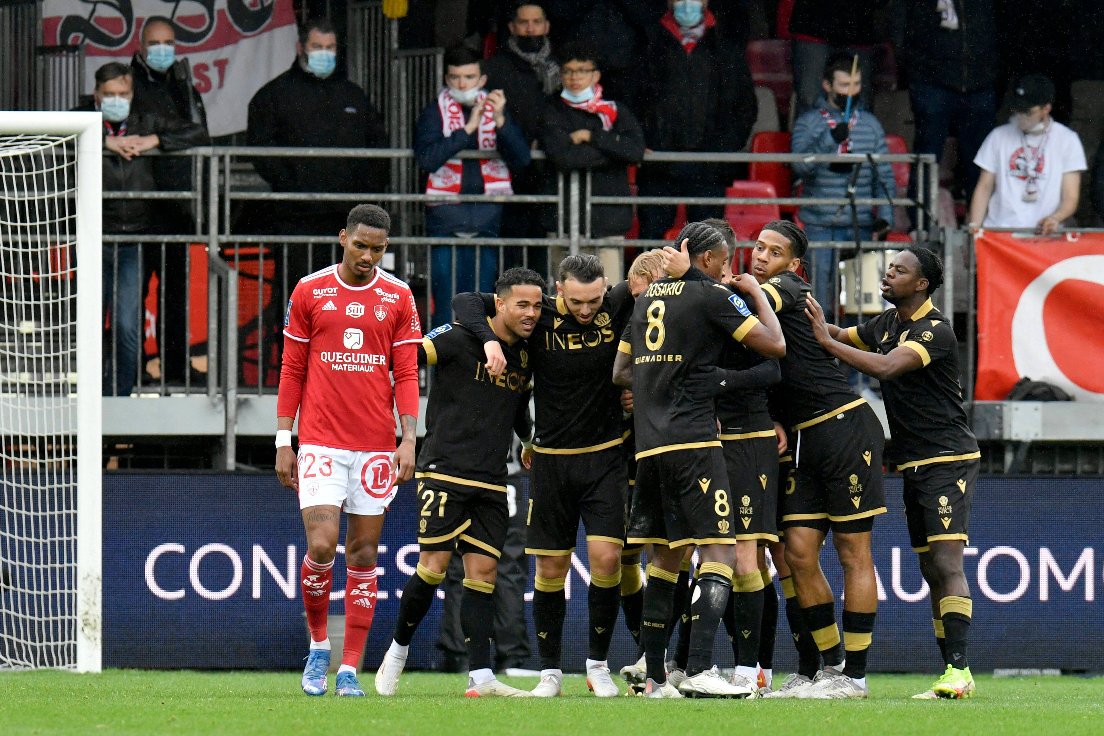 Ça n'était plus arrivé depuis des mois... A Brest, l'OGC Nice a marqué les esprits avec un triplé