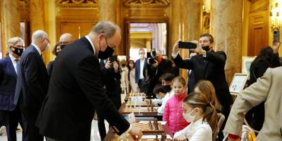 L'hommage du monde des échecs au prince Albert 1er au Casino de Monte-Carlo