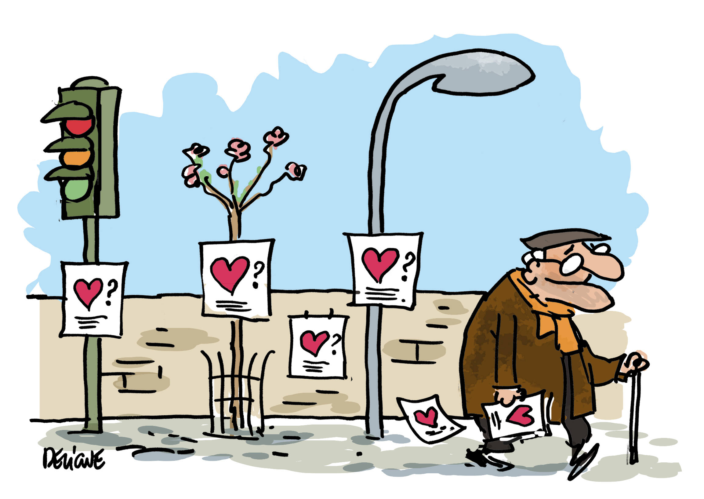 À 82 ans, il placarde des annonces dans l'aire toulonnaise pour trouver l'amour