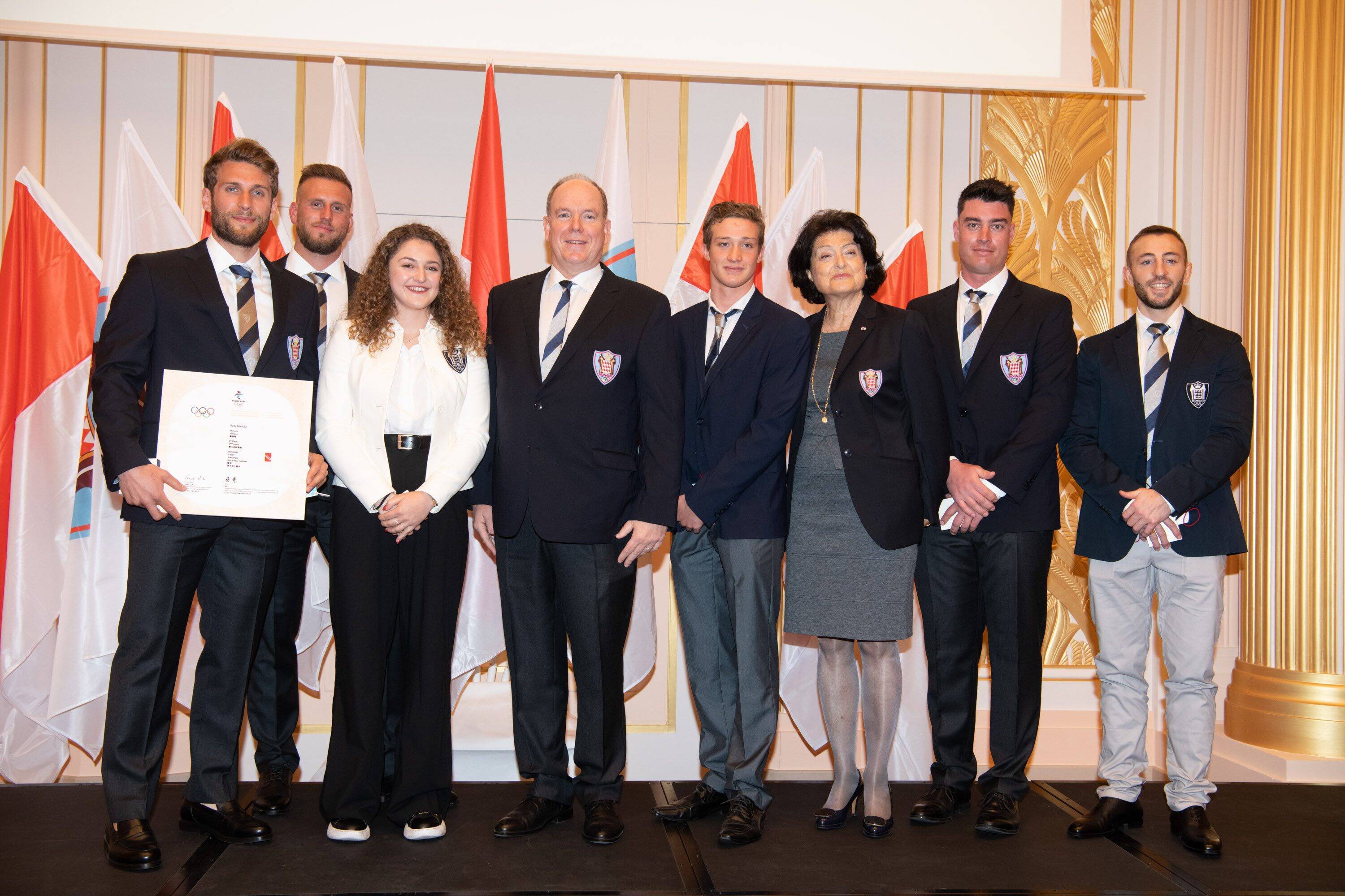 Les athlètes monégasques des JO de Tokyo et Beijing primés par le Comité olympique du pays