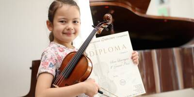 A l'âge de 8 ans, cette jeune violoniste varoise est déjà un prodige international