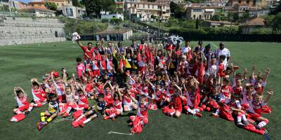 Deux joueurs monégasques en visite surprise à l'école de foot de La Turbie et de Monaco