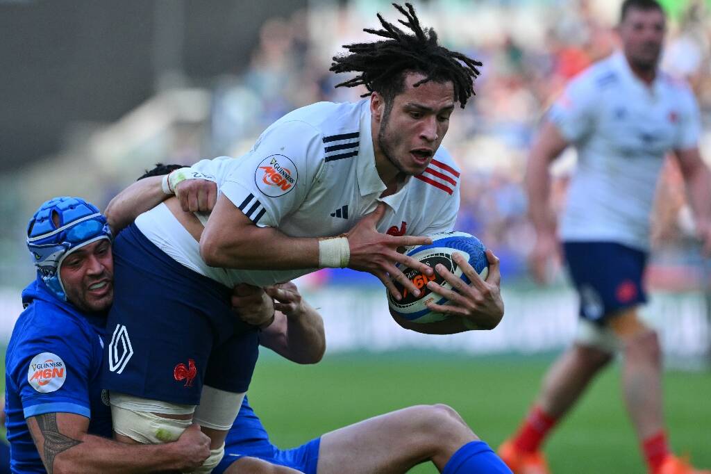 Six nations: la France, en démonstration face à l'Italie, repart de l'avant