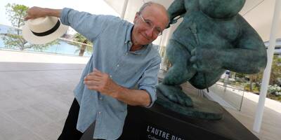 Vingt statues monumentales du chat de Geluck ont pris place au Larvotto à Monaco