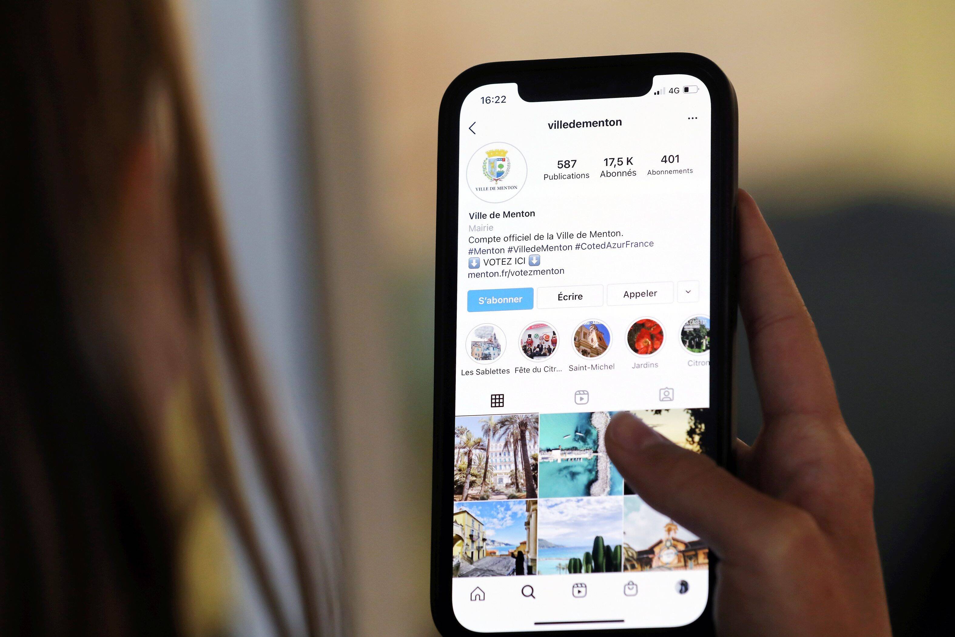 Selon un classement, Menton se retrouve à nouveau dans le top 5 des villes moyennes de France les plus consultées sur Instagram