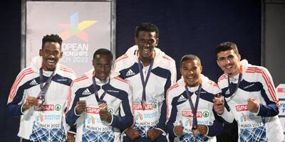 Relais 4x400: Le monégasque Téo Andant remporte sa première médaille de bronze avec l'équipe de France