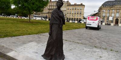 Une statue d'esclave dégradée à Bordeaux, la mairie va porter plainte