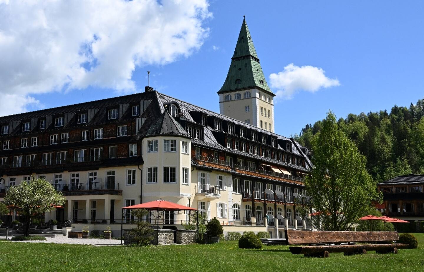 Le château d'Elmau, en Bavière, où doivent se réunir les dirigeants des pays du G7 