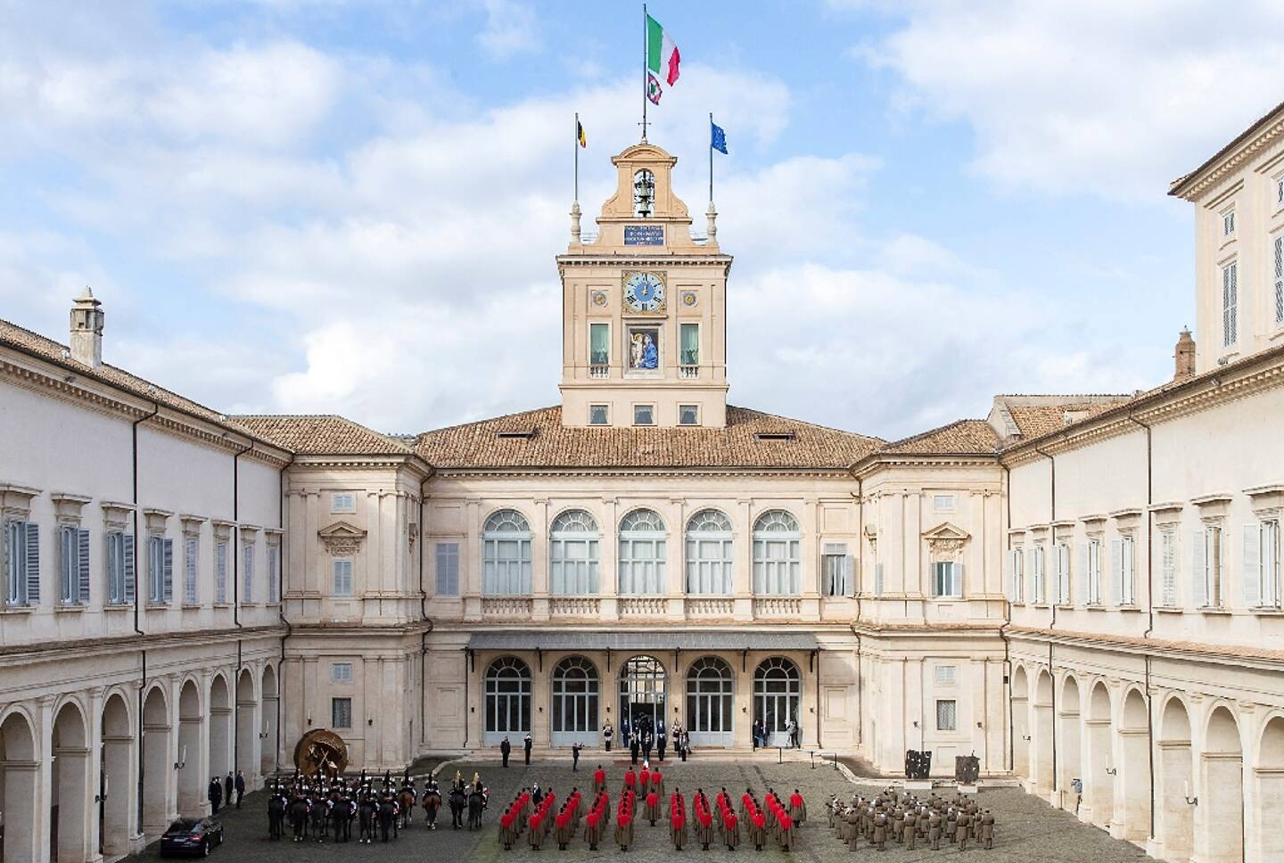 Le palais du Quirinal, le 1er décembre 2021 à Rome