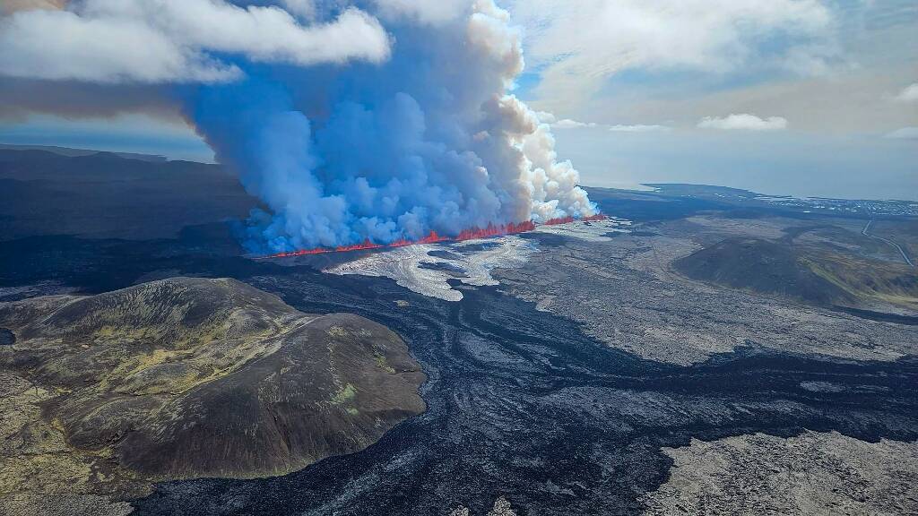 En Islande nouvelle éruption volcanique sur la péninsule de Reykjanes