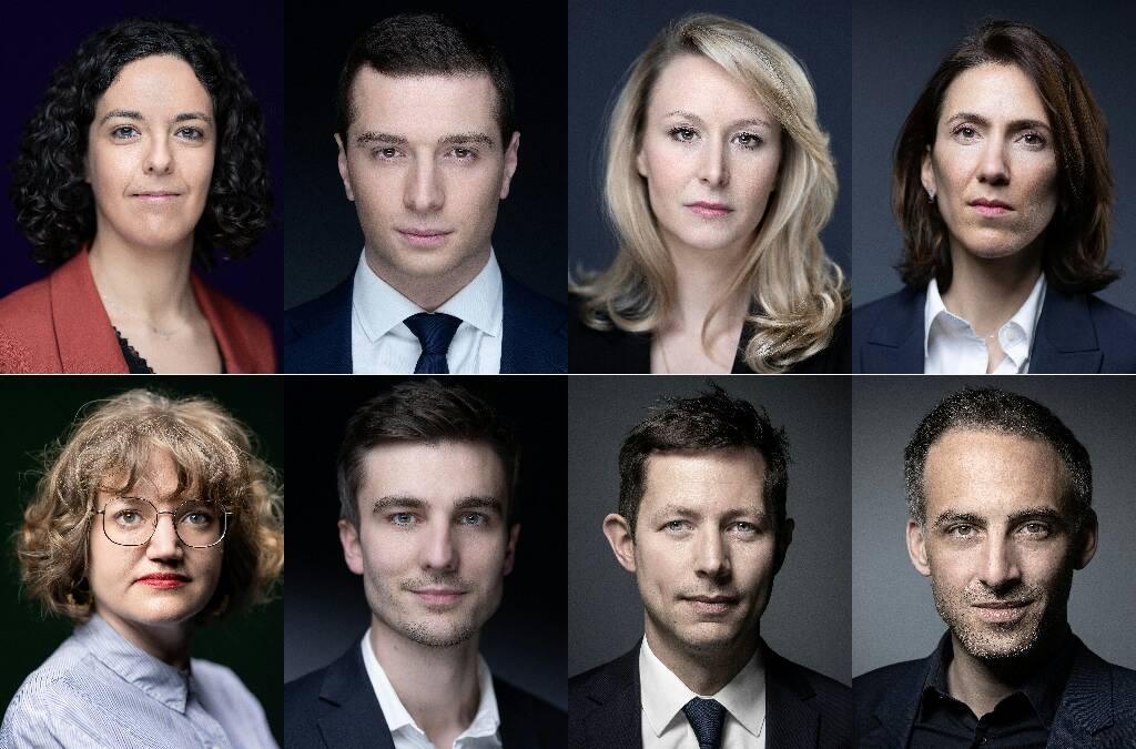 Européennes: Jordan Bardella (RN) au centre des critiques pour un premier débat à sept