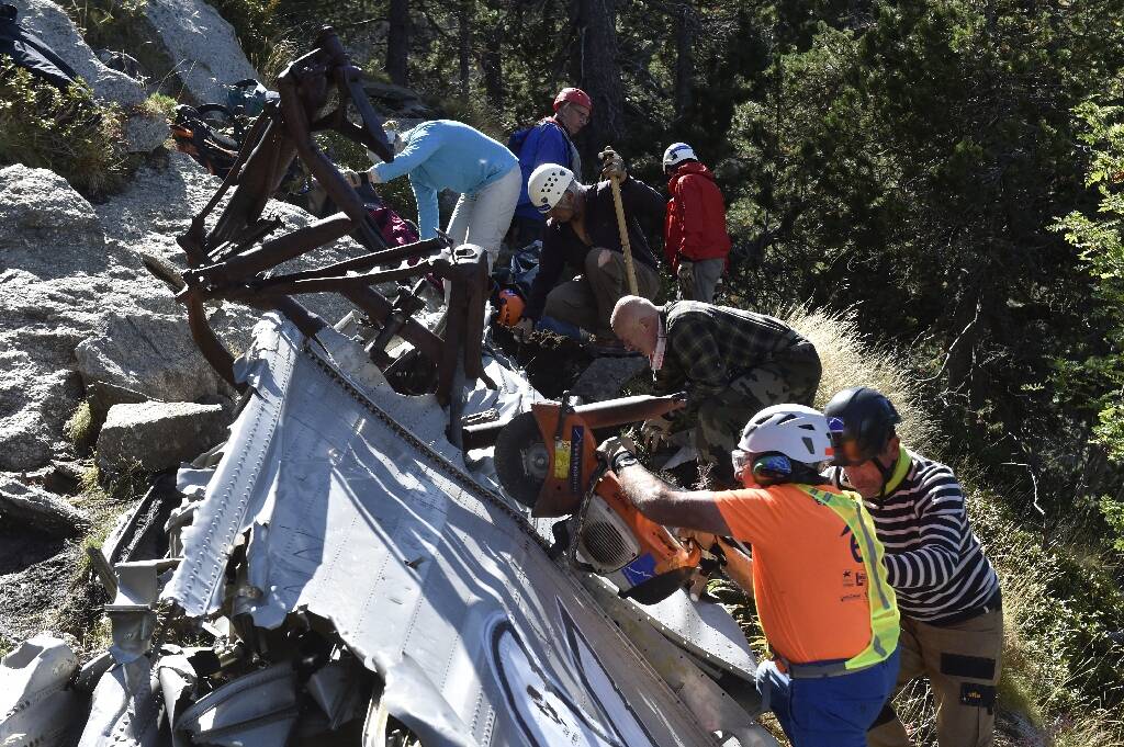 Soixante ans après son crash tuant 34 personnes, les débris d'un avion