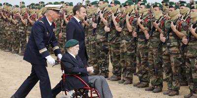 Emmanuel Macron rend hommage aux 177 Français qui participèrent au Débarquement