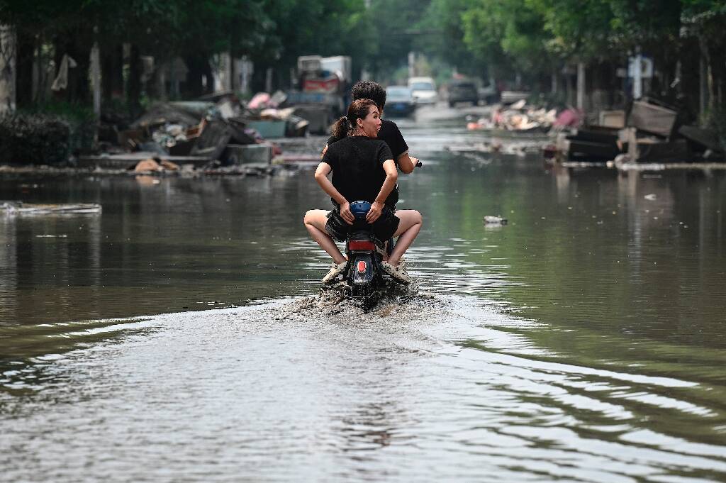 Au moins 29 morts dans les inondations dans la province du Hebei en Chine