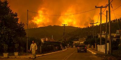 Désespoir sur l'île grecque d'Eubée en flammes, accalmie des feux en Turquie