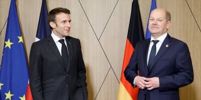 Macron et Scholz tentent d'afficher à Paris l'unité franco-allemande retrouvée