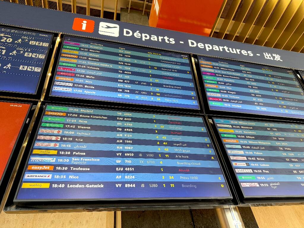 Panne à l'aéroport de Paris-Orly, 130 vols annulés ce dimanche