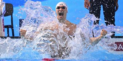 Mondiaux de natation: le Français Maxime Grousset récidive en se couvrant d'or sur 100 m papillon