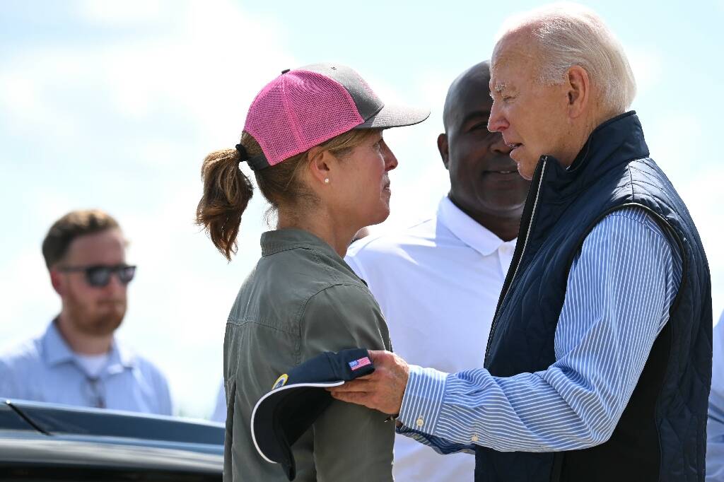 Ouragan Hélène: l'armée en renfort, Joe Biden et Kamala Harris en visite dans trois Etats touchés
