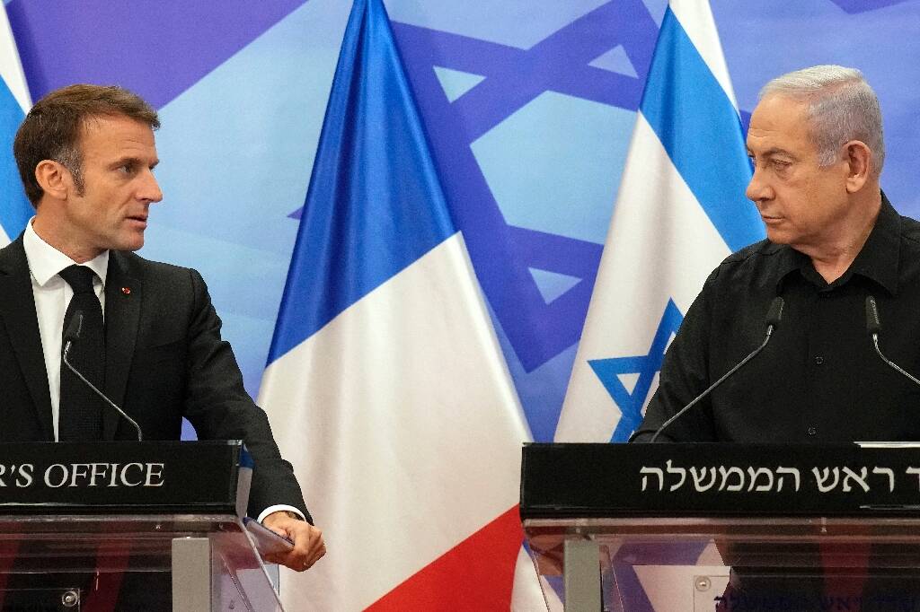 "Son pays a été créé par une décision de l'ONU": le ton monte encore entre Macron et Netanyahu
