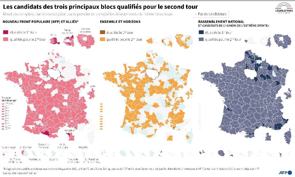 Elections législatives: entre reports et désistements, les partis se mettent en ordre de bataille avant le 2e tour