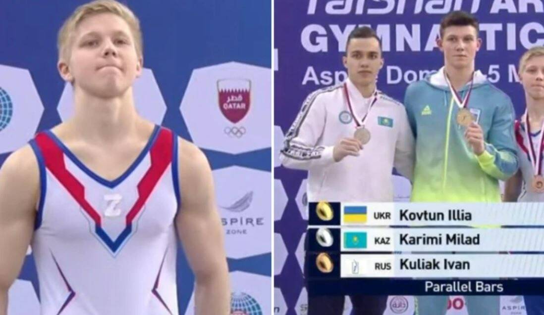 Pourquoi un athlète russe a-t-il arboré un "Z" sur sa tenue lors d'une compétition au Qatar?