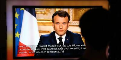 Près d'un Français sur deux a regardé les annonces d'Emmanuel Macron à la télé mercredi soir