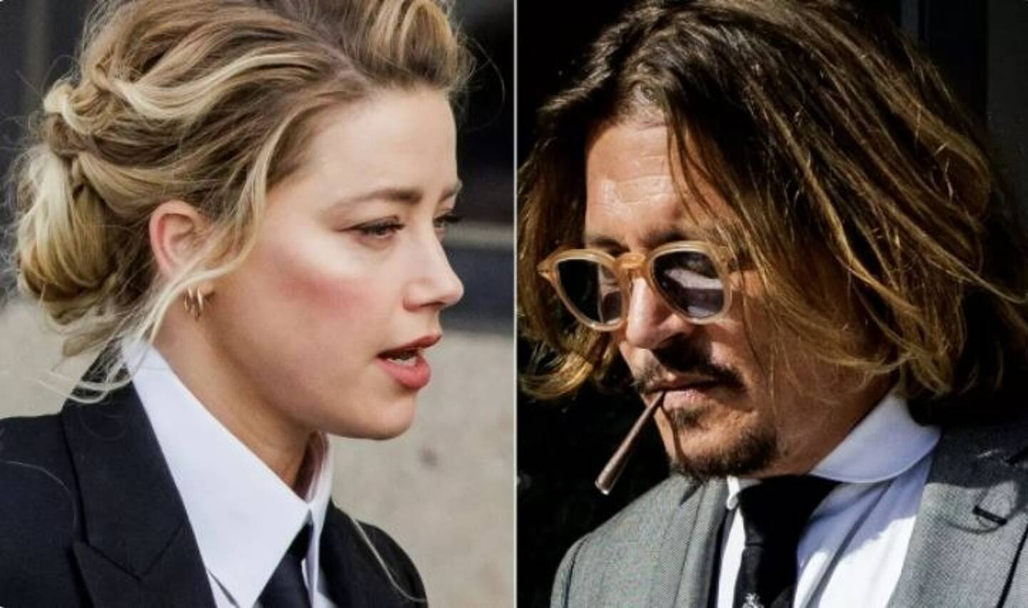 Amber Heard et Johnny Depp.