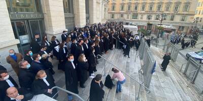 VIDEO. Les avocats manifestent à Nice en soutien à Me Paul Sollacaro expulsé d'une audience à Aix-en-Provence