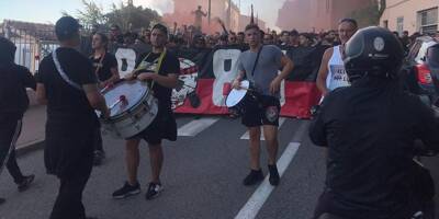 Derby AS Monaco-OGC Nice: la Basse corniche coupée à la circulation avec l'arrivée d'une centaine d'ultras niçois