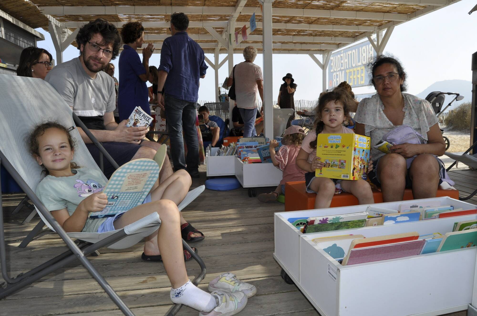 Coup d'envoi de la 11e édition de "Partir en livre" sur la plage des Sablettes à La Seyne
