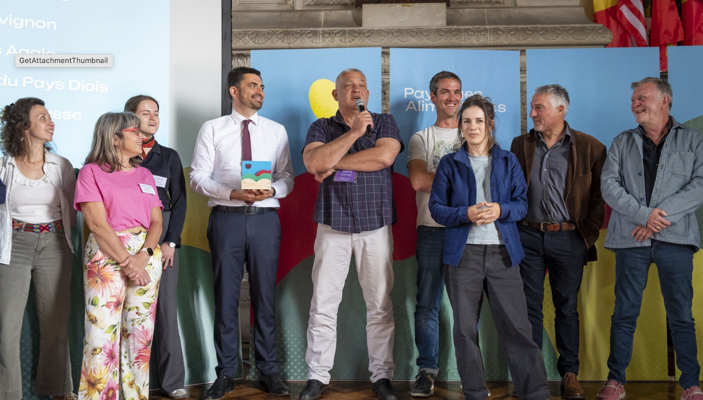 La stratégie de Châteauneuf-Grasse récompensée lors des prix des "Paysages alimentaires 2025"