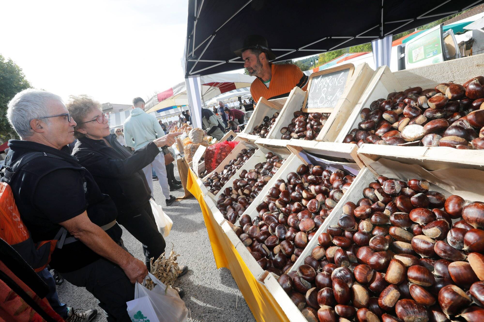 Deux fêtes dans le Var pour une châtaigne mal en point à cause de la sécheresse
