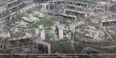 Guerre en Ukraine: les impressionnantes images aériennes de Marioupol dévastée publiées par le régiment Azov