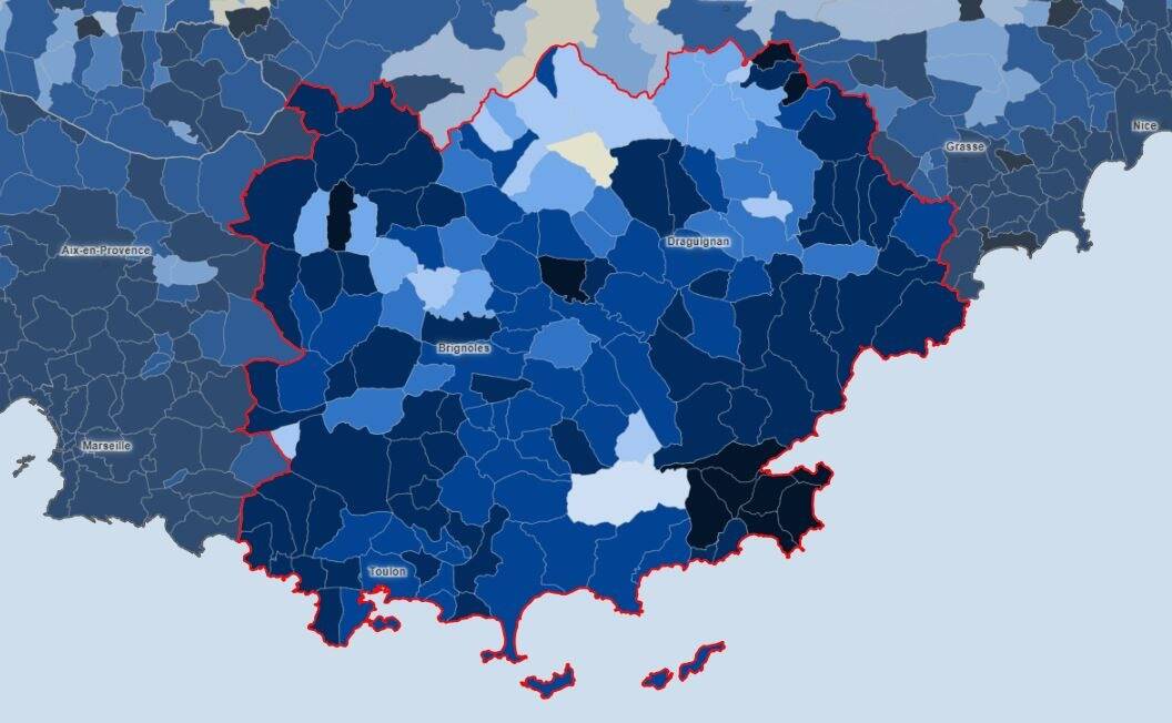 La Carte De L Epidemie Dans Le Var Commune Par Commune Var Matin